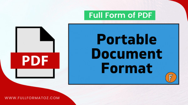 What does PDF stands for - fullformatoz.com