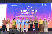 Kinerja Baik, BPR Kuningan Terima Penghargaan TOP BUMD Award 2024