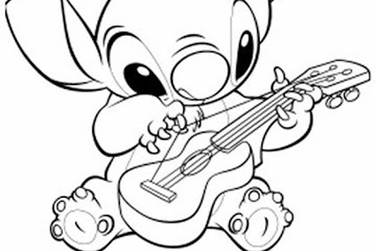 Disney Coloring Pages Stitch