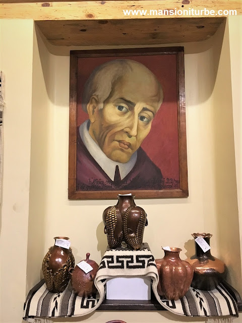 Don Vasco de Quiroga, en el Museo Nacional del Cobre, en Santa Clara del Cobre, Michoacán