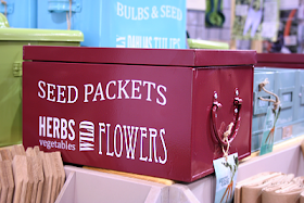 Metal seed packet organizers Burgon & Ball, Independent Garden Center Show 2009