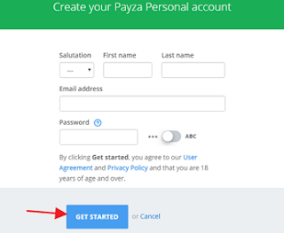 Payza-account-get-started-page