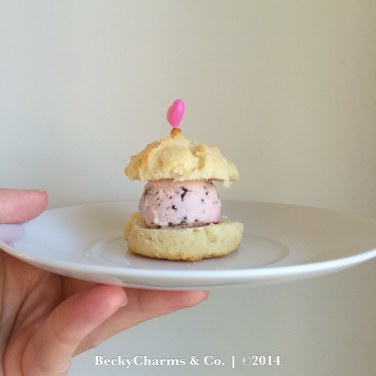 Mini {Lemon} Ice Cream Scone Sandwiches 2014 by BeckyCharms