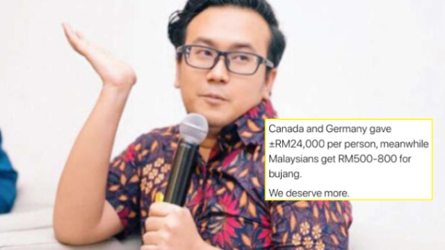 ‘Kanada Dan Jerman Beri RM24,000 Seorang. Rakyat Malaysia Hanya Dapat RM500, Sepatutnya Kita Dapat Lebih Dari Itu’ – Aktivis Numan Afifi