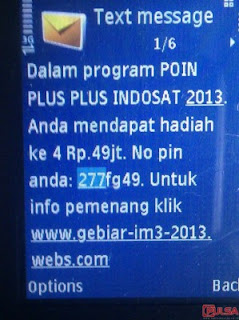 WASPADA Situs Penipuan Mengatasnamakan Indosat