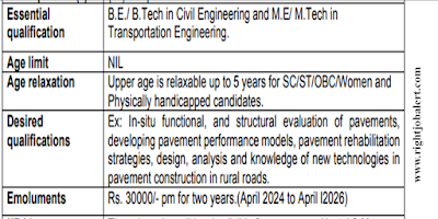 B.E B.Tech Civil Engineering and M.E M.Tech Transportation Engineering Jobs in National Institute of Technology, Warangal