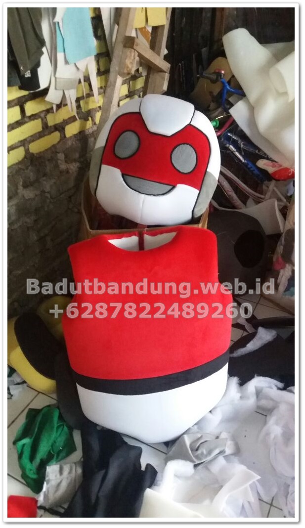 Contoh Badut Maskot Kostum Robot DWS Mantab