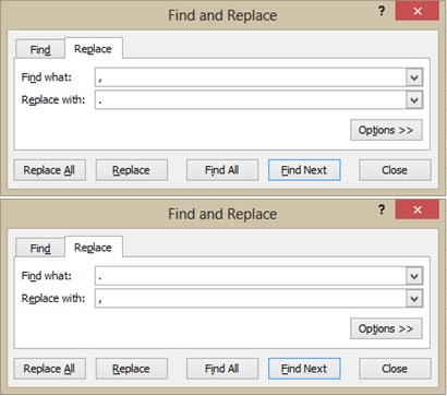 Cara Mengganti Koma Menjadi Titik Di Excel Menggunakan Replace