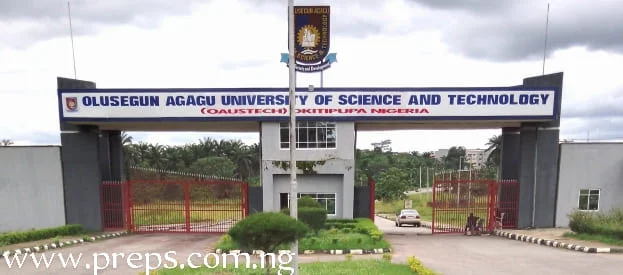 OAUSTECH Post-UTME/DE Form