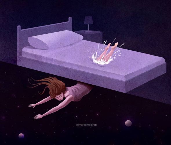 Marco Melgrati instagram arte ilustrações crítica social surreal