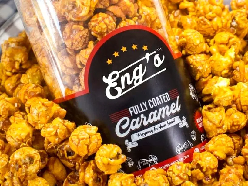 Eng's Popcorn - Popcorn Caramel Sedap, Rangup & Murah