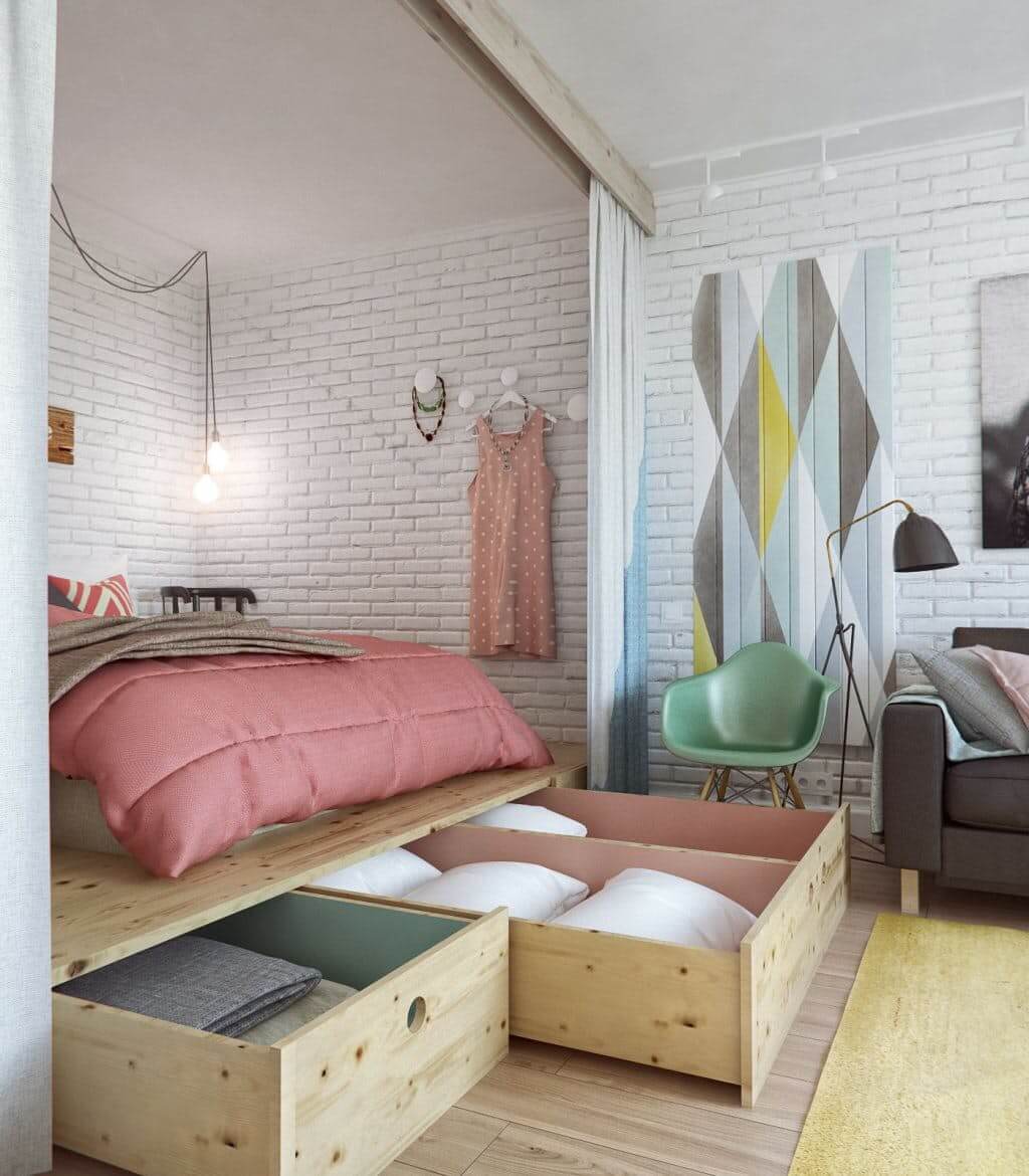 70 Desain Kamar Tidur Sempit Minimalis Sederhana Desain Rumah