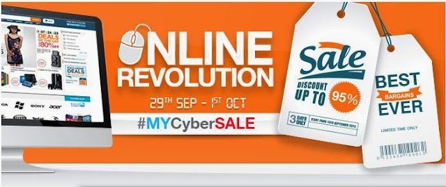 #MyCyberSale Lazada Malaysia tawarkan Diskaun sehingga 95%