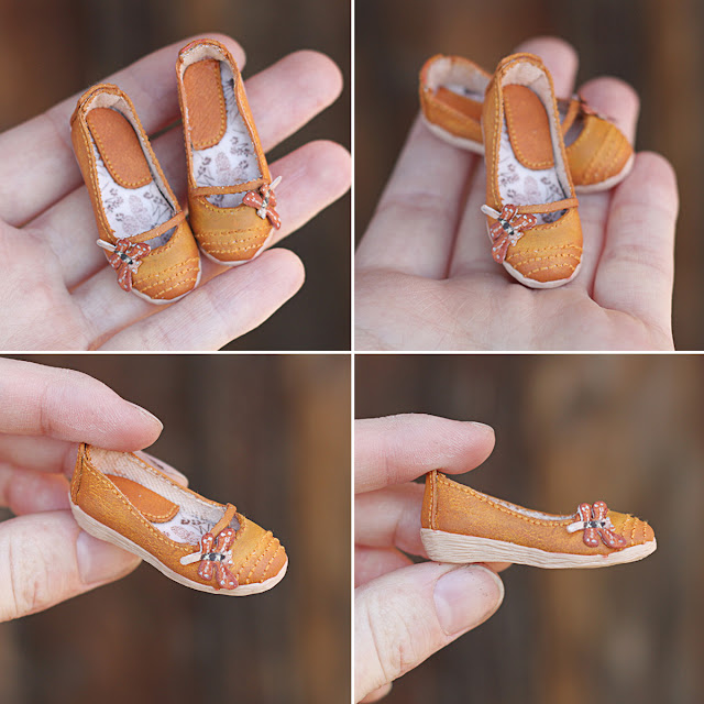 Flats shoes for a doll