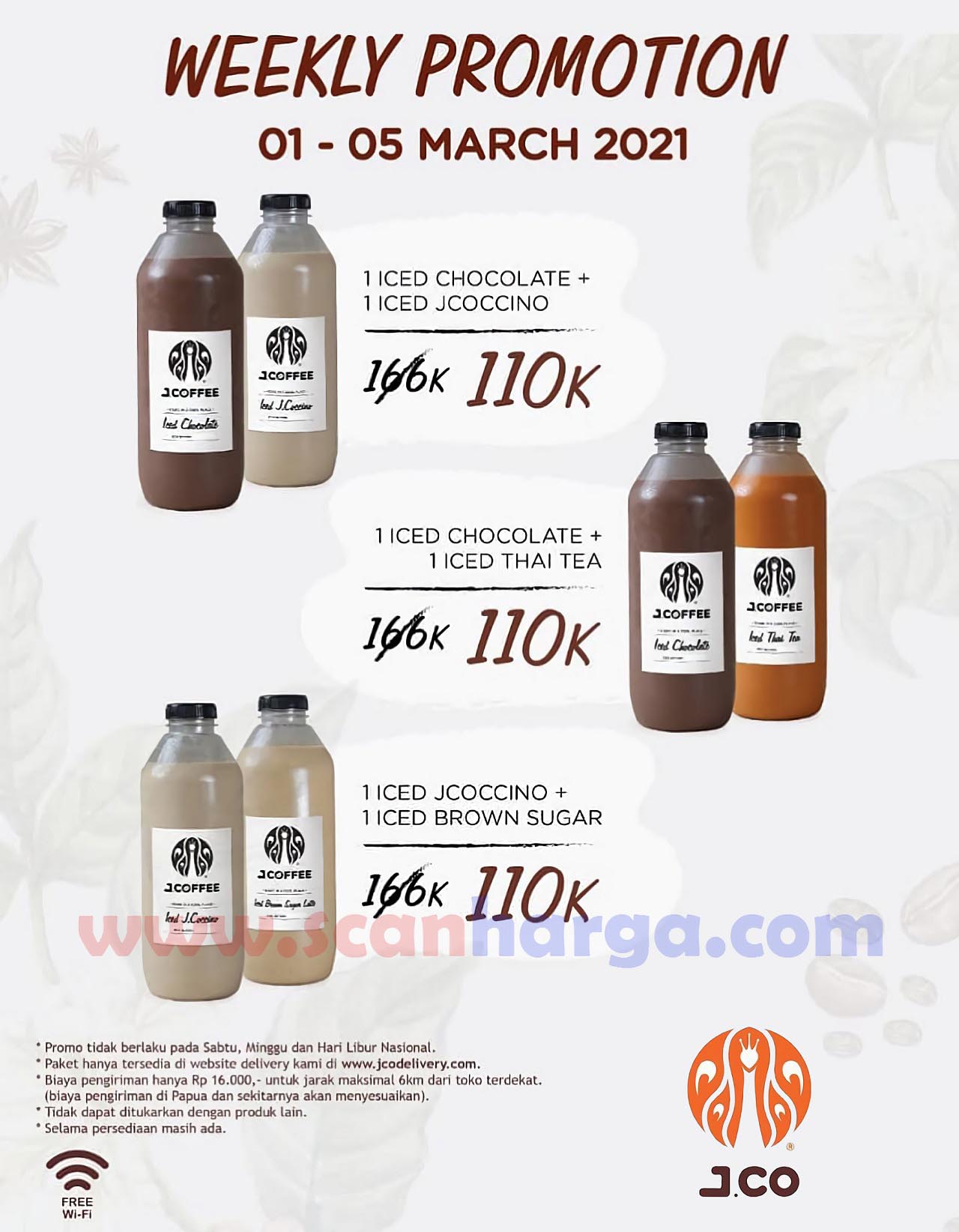 JCO Weekly Promotion! Promo 3 Paket Harga Cuma 100 Ribu