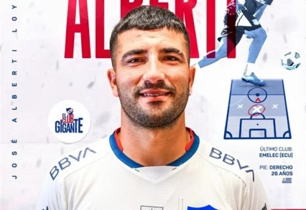 Oficial: Nacional de Uruguay, firma José Alberti