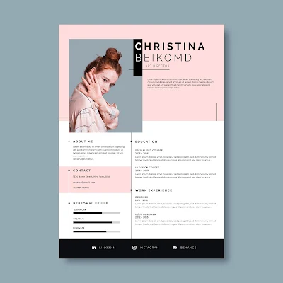 5 Desain Template Curriculum Vitae