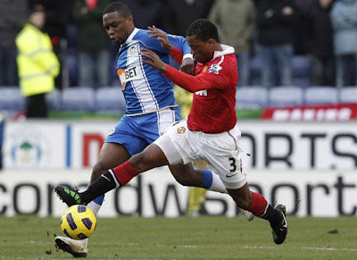 Patrice Evra Man Utd, Charles NZogbia Wigan