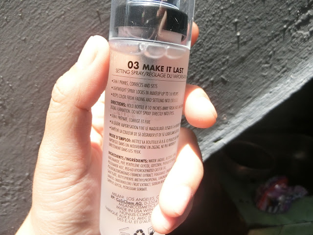 milani make it last setting spray review