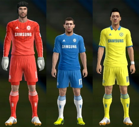 PES 2013 Chelsea 14-15 Kits by Ram'z