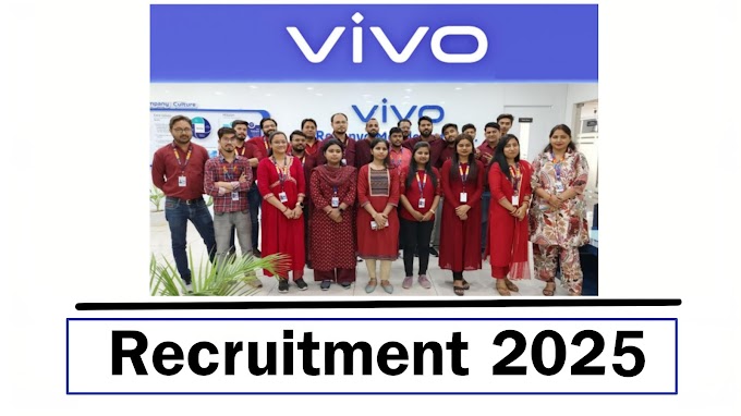 VIVO Recruitment 2025 Apply online Vacancy, Vivo Mobile Notification, Age, Fees & Eligibility Criteria & Salary Update