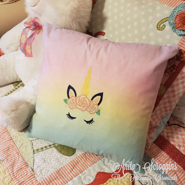 Sublimation Unicorn Pillow