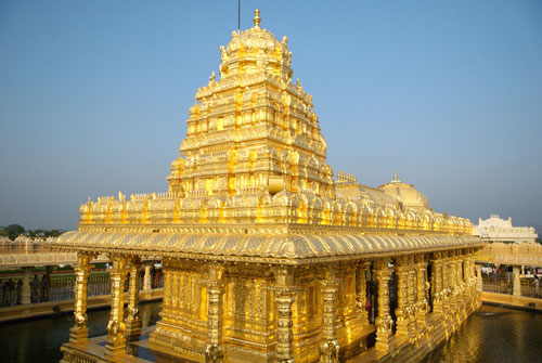 golden temple. Sripuram Golden Temple
