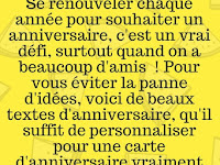 Texte Pour Un Anniversaire D Une Amie