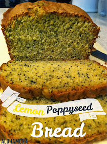 Easy Lemon Poppyseed Bread uses a cake mix and tastes delicious! Alohamora Open a Book http://alohamoraopenabook.blogspot.com/
