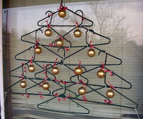 Clothes Hanger Christmas Tree