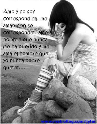 Muchas veces hemos sufrido a causa de un amor no correspondido, 