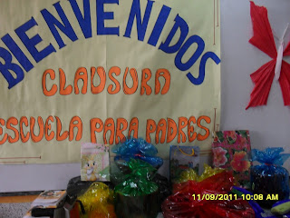 Celebración de la clausura de la Escuela para padres 2011