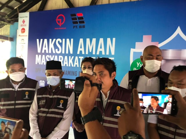 Ikuti Instruksi Jokowi, BPP HIPMI Gelar Vaksinasi di Kotabaru