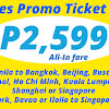 Seat Sale Promo P2,599 All In Manila to Bangkok, Beijing, Busan, Hanoi, Ho Chi Minh, Kuala Lumpur, Shanghai or Singapore, Clark, Davao or Iloilo to Singapore 