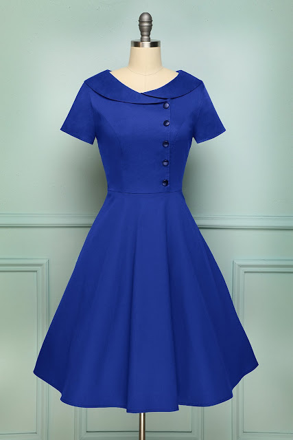 Vintage dress - blue