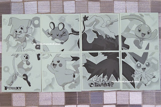 ポケモン ウエハース シール Pokemon Sticker Wafer XY XY ディアンシー ピカチュウ なんのカギ 裏面 合わせ絵 デデンネ