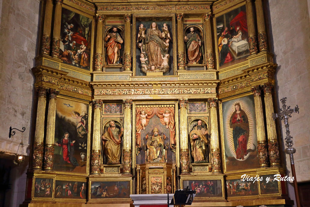 retablo de la Iglesia de Santa María la Real de Aranda de Duero