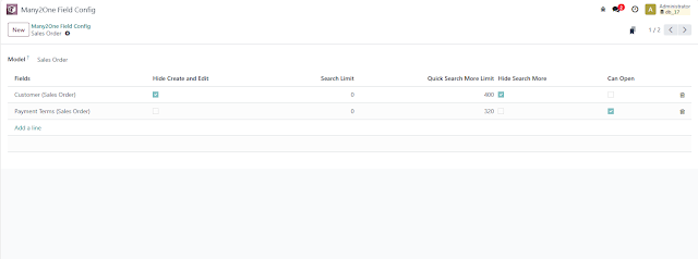 Dynamic Many2One Field Option Configuration Based (Odoo)