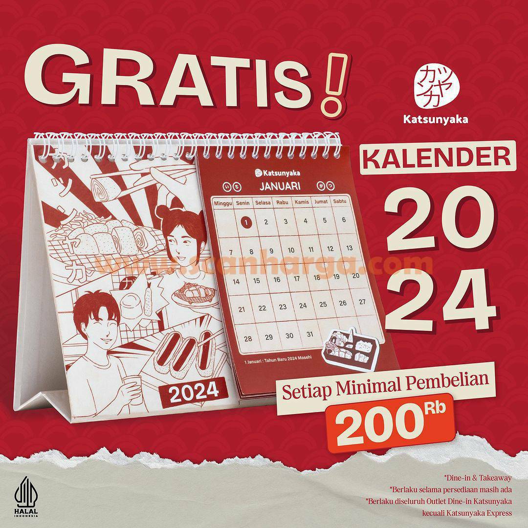 Promo KATSUNYAKA GRATIS KALENDER 2024