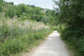 Nature trail along the bluffs in Bluffers Beach