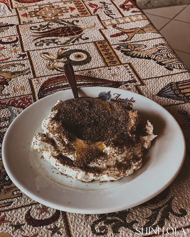 Turkish Yogurt with Honey and Poppy Seed