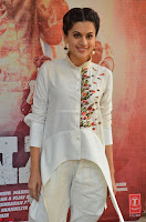 Taapsee Pannu Looks Super Cute in White Kurti and Trouser 23.JPG
