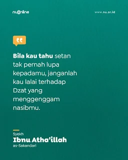 Bila Kau Tahu Setan Tak Pernah Lupa Kepadamu