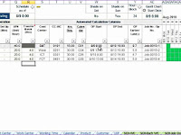 Manufacturing Production Schedule Template Excel