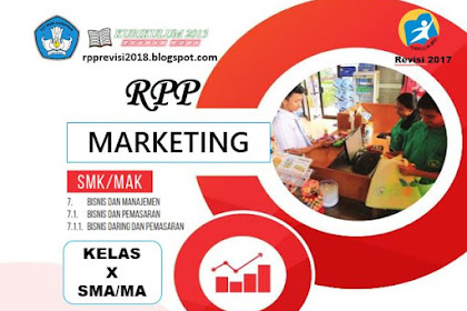RPP Marketing Kelas 10 SMK Kurikulum 2013 Revisi 2017 