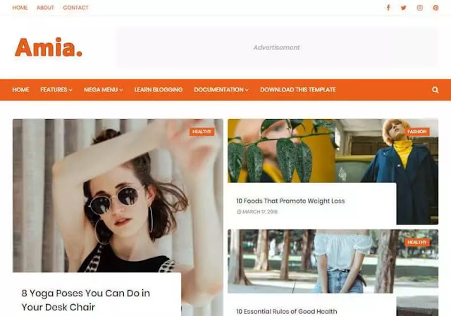 Adsense Responsive Blogger Templates Free Download in 2020