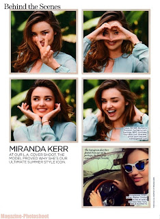 Miranda Kerr Photos from Lucky Magazine Cover June/July 2014 HQ Scans