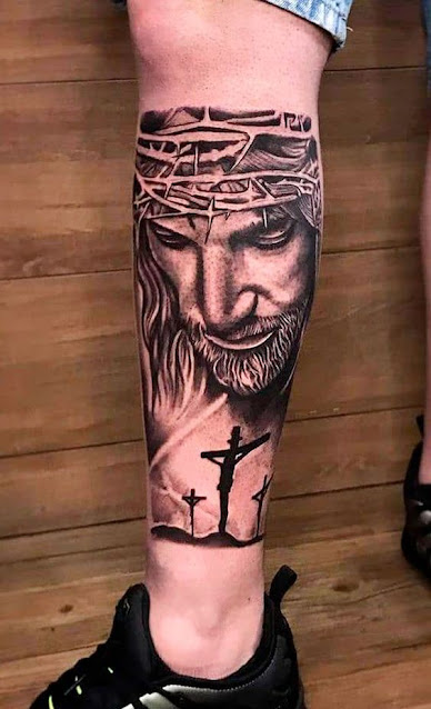 Three Crosses Tattoo Ideas for Men