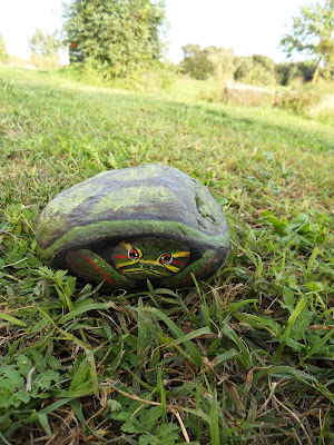 COMO PINTAR PIEDRAS CON TORTUGA DE TIERRA PASO A PASO