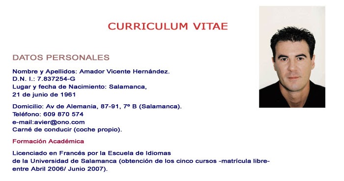 El blog de vicente: como hacer un curriculum vitae atrayente